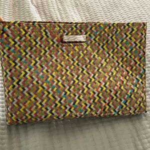 🎀 2 for $20sale 🎀 unique upcycled Mexican woven clutch